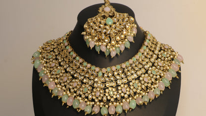 Traditional Necklace Set with Earrings