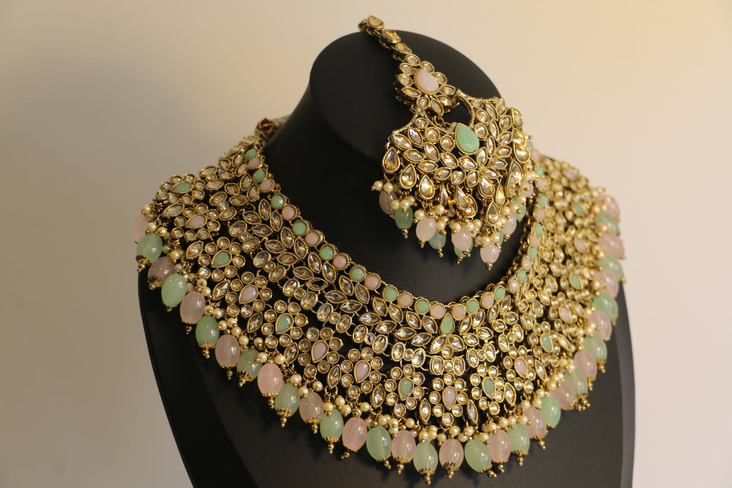Traditional Necklace Set with Earrings
