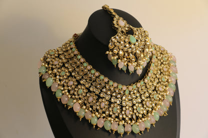 Traditional Necklace Set with Earrings