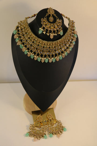 Royal Polki Necklace Set