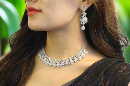 Radiant Elegance American Diamond Set